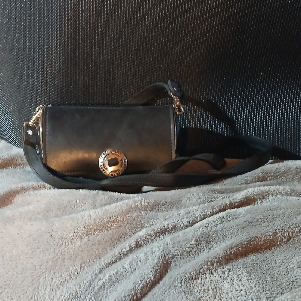 Harley Davidson Black Women's Crossbody Bag - Classic Leather Look